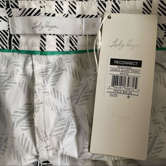 Lady Hagen White & Black Shorts - Picture 4 of 5